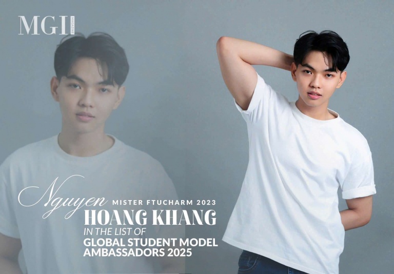 Introducing Mister FTUCharm 2023 – Nguyen Hoang Khang in the list of Global Student Model Ambassadors 2025